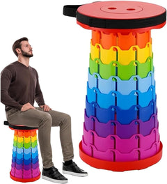 Telescopic Folding Stool for Outdoor Travel and Camping