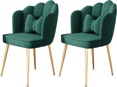 Comfortable Velvet Living Room Dining Chair Set of 2 PCs