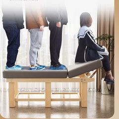 Massage Bed with Solid Wood Structure Table and Beauty Saloon