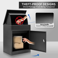 Letterbox parcelbox 580x445x350 mm