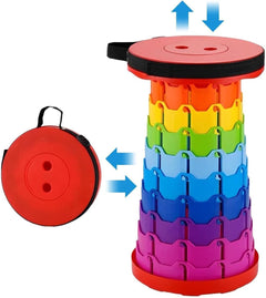 Telescopic Folding Stool for Outdoor Travel and Camping