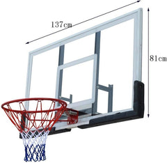 Professional Tempered Glass Basketball Backboard Wall Mounted