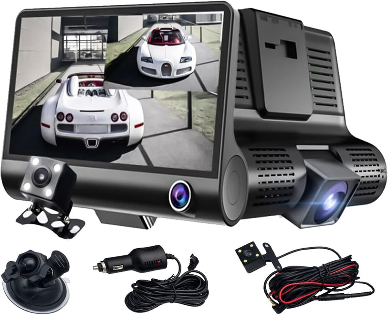 Front and Rear Car Dash Cam Car Parking & Safety System