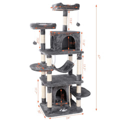 Cat Tree Pet Cat Tower Condo Tower 170 CM