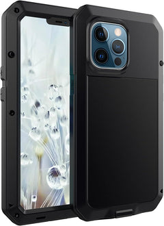 iPhone 13 Pro Heavy Duty Metal Armor Case Full Body Shockproof Tanker Cover