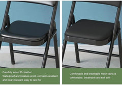 Folding Chairs with Padded Seats – 4 Piece Set