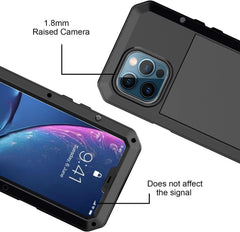 iPhone 13 Pro Heavy Duty Metal Armor Case Full Body Shockproof Tanker Cover