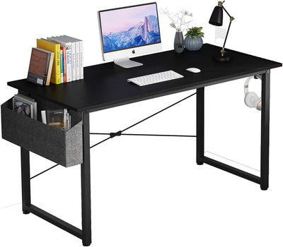 Comfortable Computer Desk with Storage Shelf for Home Office 120Cm