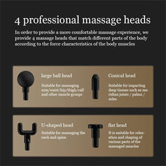 Double Head Massage Gun, Massage gun pro Electric Fascia Gun Deep Tissue