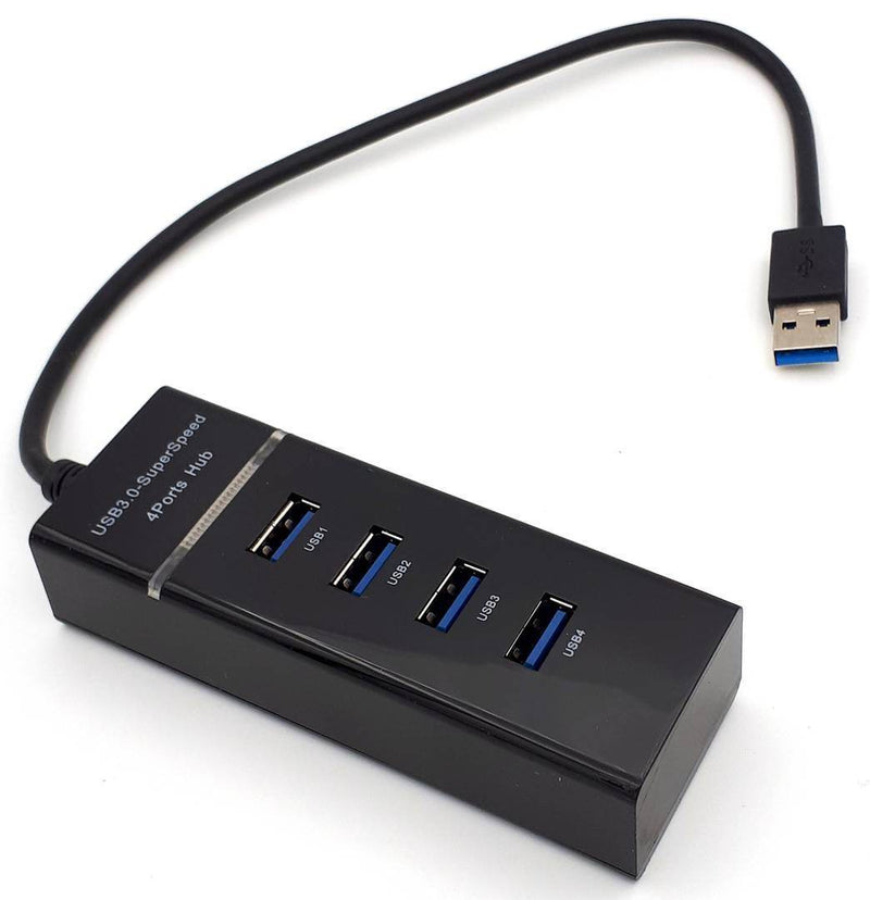 Universal USB 3.0 Portable 4 Ports Hub with LED Light cable