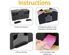 Automatic Card Shuffler Deck Poker Shuffler Machine