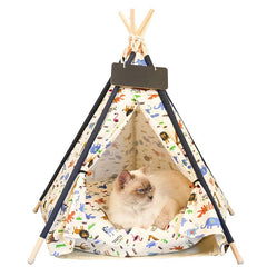 Cozy Pet Teepee – Comfortable Sleeping Tent for Cats & Dogs