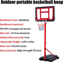 Basketball Stand System Hoop Ring Height Adjustable Promo