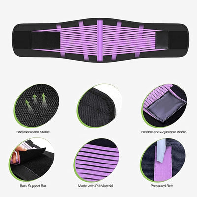 Back Support Belt – Adjustable Lumbar Brace for Lower Back