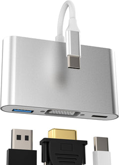 Type C HUB to VGA USB 3 in 1 USB C HUB Adapter Cable