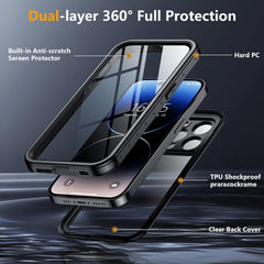 iPhone 14 Pro Waterproof Case IP68 Rating ShockProof and DustProof
