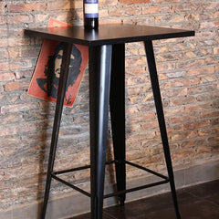 Restaurant Cafe Table Metal Bar Table