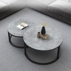 Round Coffee Table Set of Nested Coffee Table