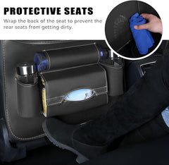 Kids Car Organizer - Simplify Travel with Multi-Pocket Back Seat Storage - 2 piece Set