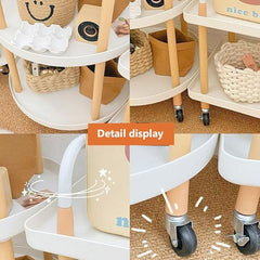 3 Tier Rolling Storage Cart