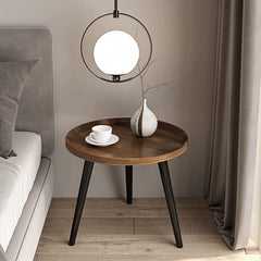Industrial Nest Of Tables Wooden Coffee Sofa Side End Table Display Flowers Lamp