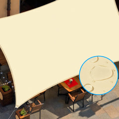 Sun Shade Square 3 x 3m Waterproof Shade Cover for Outdoor Garden Patio Party