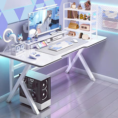 Ergonomic Gaming Desk Computer Desk Z Shaped Office Desk