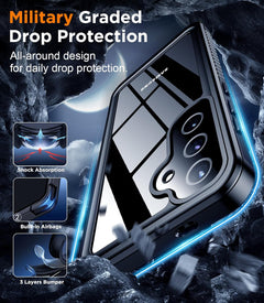 Waterproof Case for Samsung Galaxy S25 Plus Rugged Shockproof & Dustproof Cover