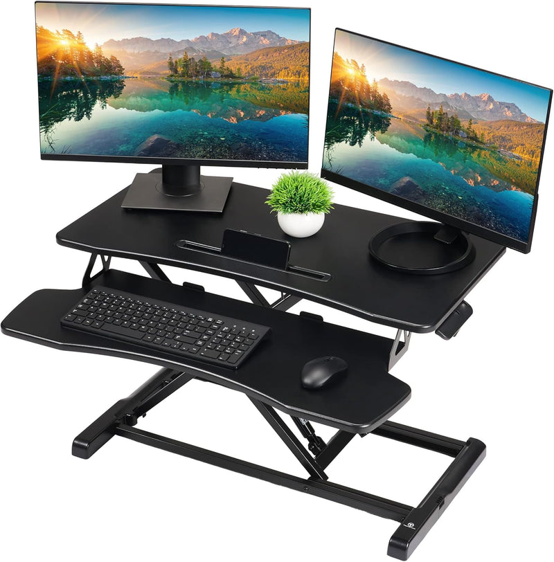 My Office Sit Stand Desk Riser Standing Desk 800W x 400D x 110-505mmH