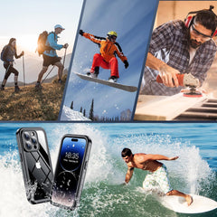 iPhone 14 Pro Waterproof Case IP68 Rating ShockProof and DustProof