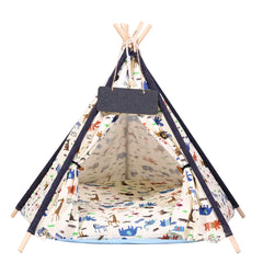 Cozy Pet Teepee – Comfortable Sleeping Tent for Cats & Dogs