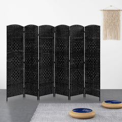 Portable Folding Room Divider Partition – 6 Panel Privacy Screen