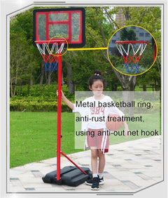 Basketball Stand System Hoop Ring Height Adjustable Promo