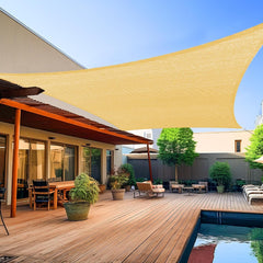 Sun Shade Square 3 x 3m Waterproof Shade Cover for Outdoor Garden Patio Party
