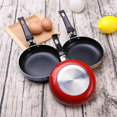 Nonstick Stainless Steel Frying Pan with Heat-Resistant Handle