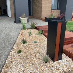 Big Outdoor Mailbox Parcelbox Pillar Letterbox 320x240x950 mm