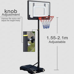 Basketball Hoop With Backboard 2.1 M Promo +  Snap Deal.