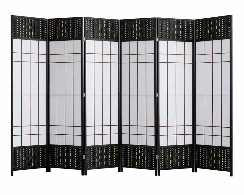 Stylish Room Divider Folding Privacy Screen 6-panel