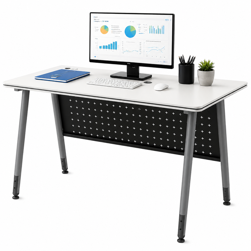 Home Office Desk Study Desk Set Of 2 PCs 120CM
