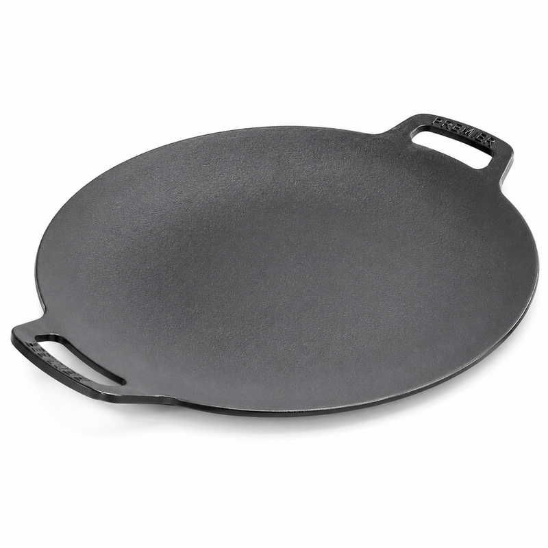 Multi-Function Cast Iron Grill Pan for Pancakes, Steak & Pizza