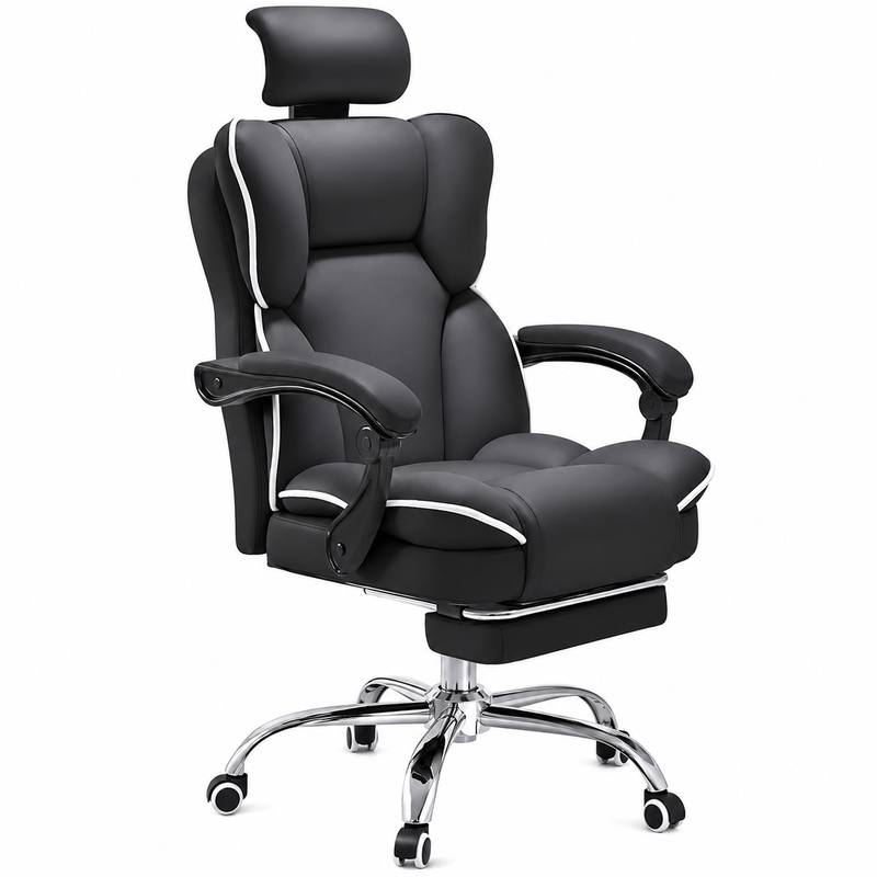 Executive Chair with Footrest Comfortable Executive Recliner Chair
