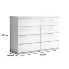 Chest of Drawers – 8 Drawer Storage Unit