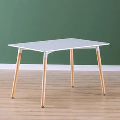Modern 5-Piece Dining Table Set – White or Black