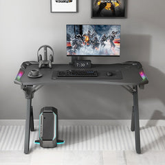 Ergonomic Gaming Chair with RGB LED Gaming Desk – Combo Set