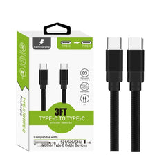 Type C to Type C PD Fast Charging Cables