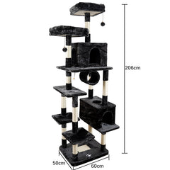 Cat Toys Pet Cat Tower Condo Tower 206 CM