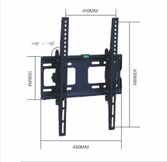 Fixed universal Tv Wall Mount 26 to 55 inch Black