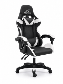 Adjustable Gaming Chair with Lumbar Support and Headrest for Home & Office