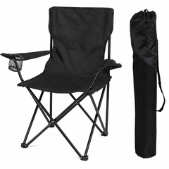 Camping Chair with Cup Holder and Carry Bag