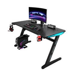 Gaming Chair & Z-shaped Gaming LED Desk Combo set – Complete Gaming Setup